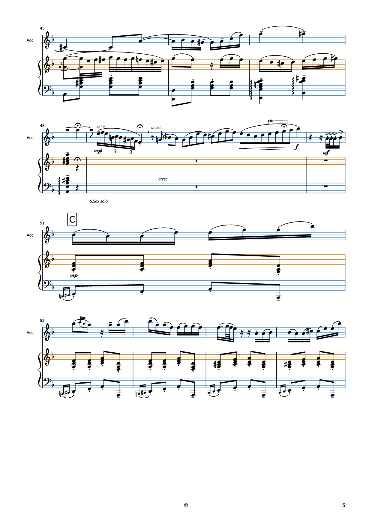 Trang 5 của Sheet nhạc PDF Piano bài hát El Choclo Piano - Undefined