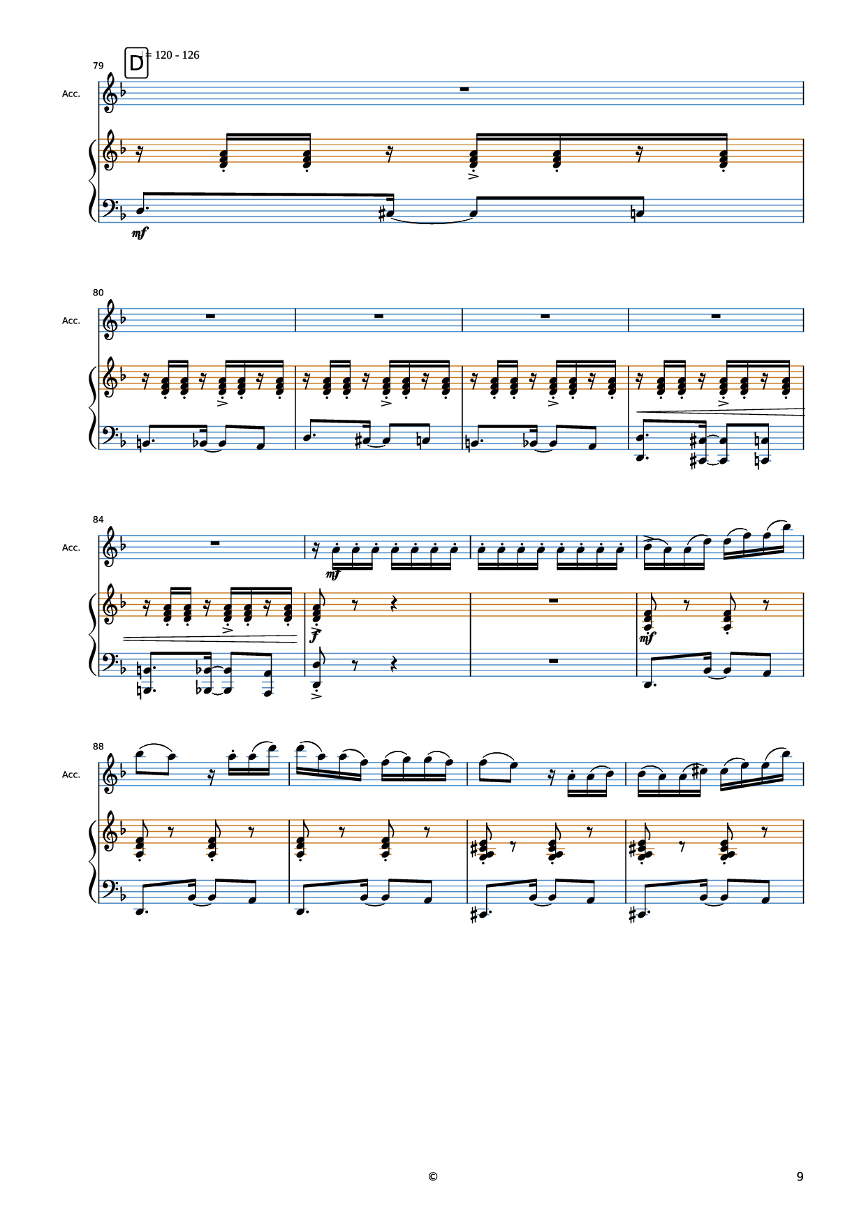 Trang 9 của Sheet nhạc PDF Piano bài hát El Choclo Piano - Undefined
