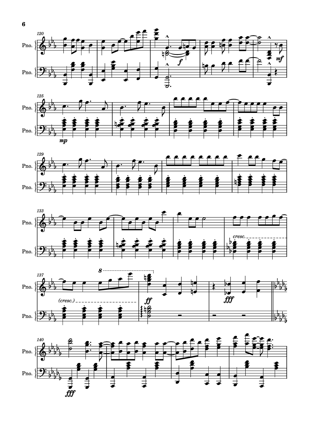 Trang 6 của Sheet nhạc PDF Piano bài hát Being low as dirt, taking what