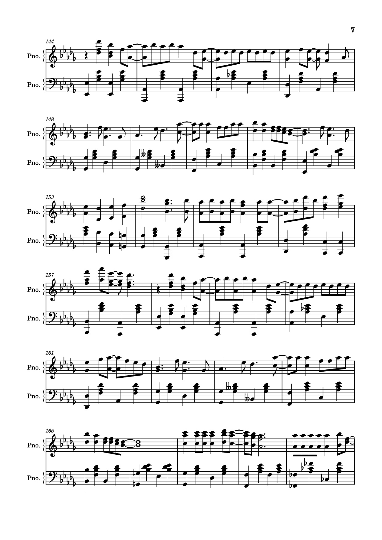 Trang 7 của Sheet nhạc PDF Piano bài hát Being low as dirt, taking what