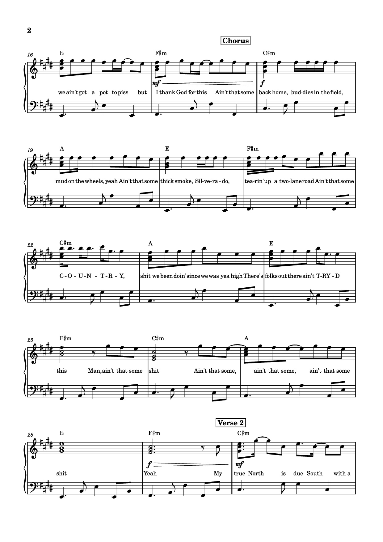Trang 2 của Sheet nhạc PDF Piano bài hát AIN