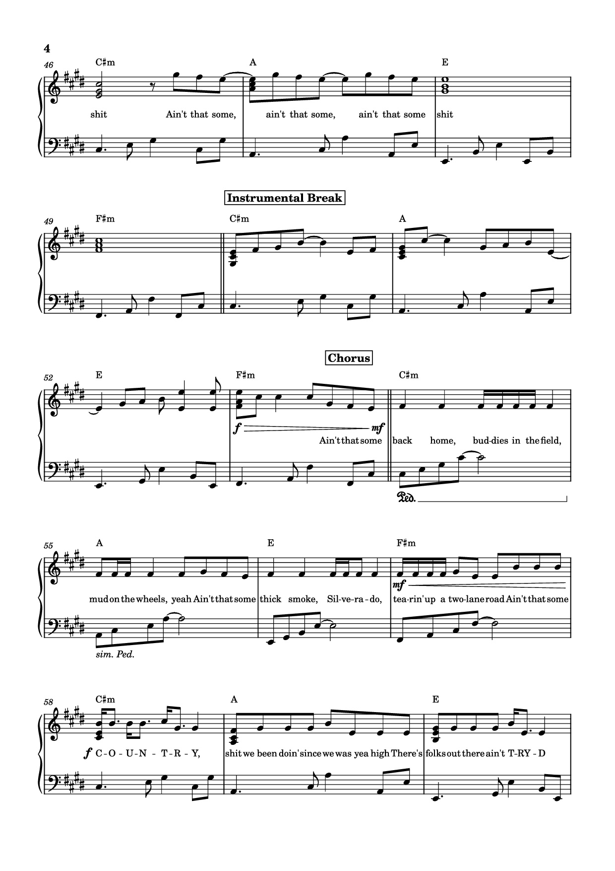 Trang 4 của Sheet nhạc PDF Piano bài hát AIN