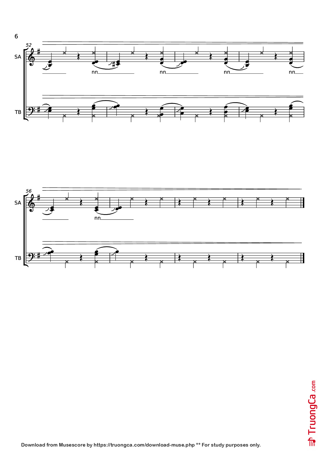 Trang 6 của Sheet nhạc PDF bài hát Time - Words and music by Jennifer Lucy Cook