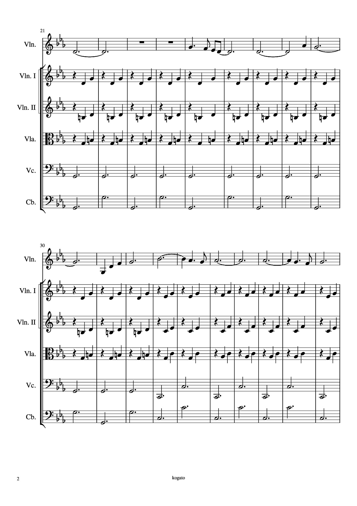 Trang 2 của Sheet nhạc PDF bài hát Yumeji