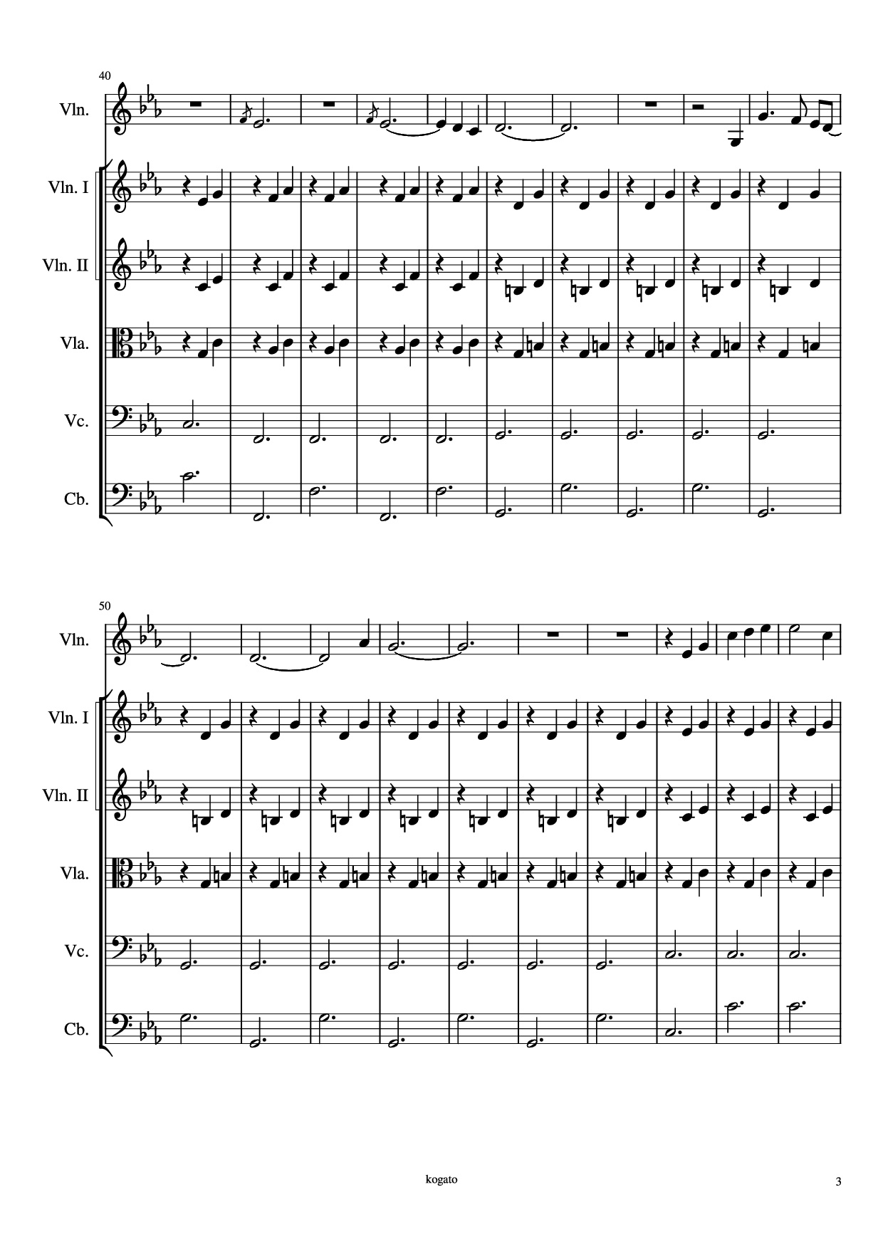 Trang 3 của Sheet nhạc PDF bài hát Yumeji