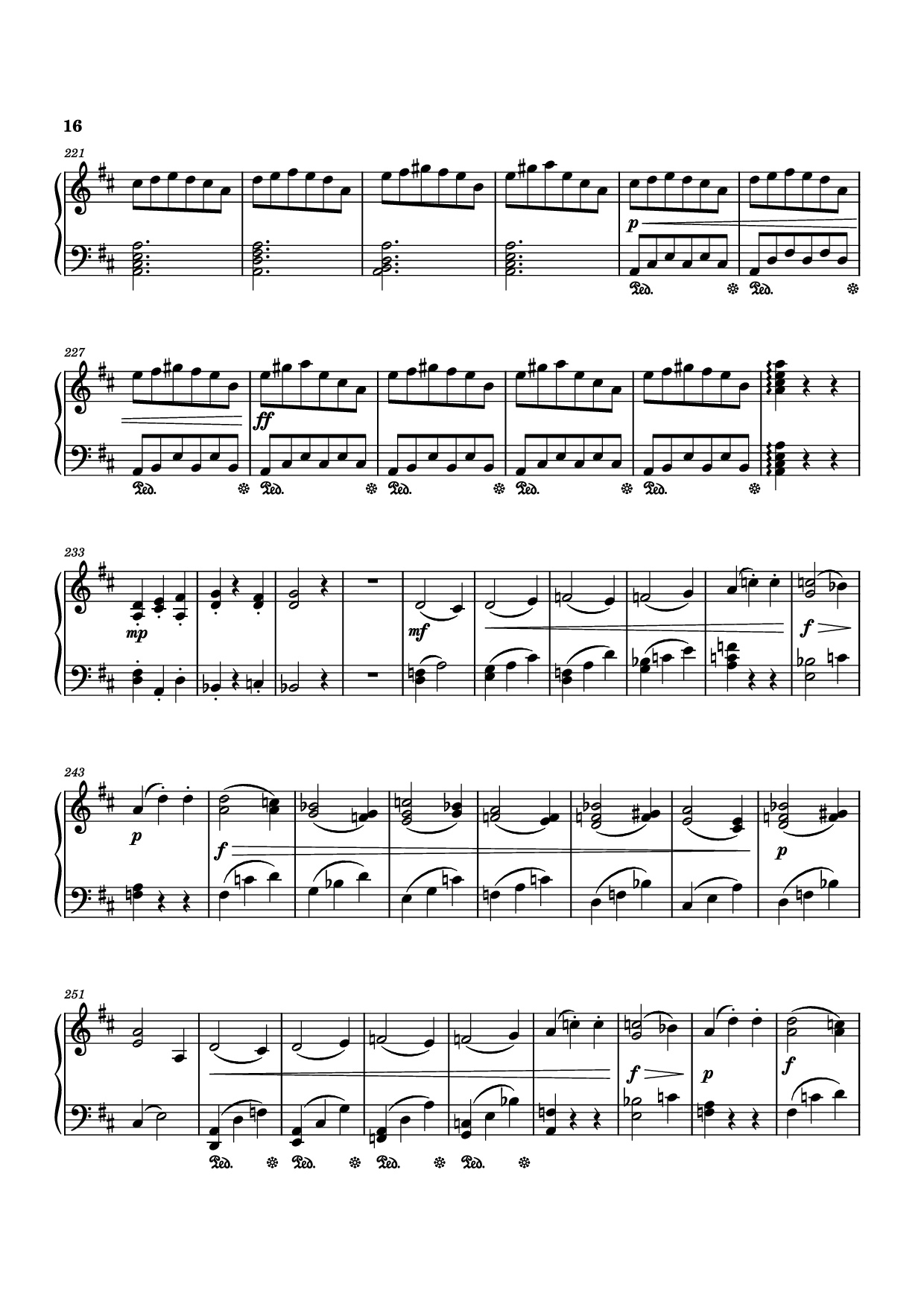Trang 16 của Sheet nhạc PDF Piano bài hát Piano Sonata No. 12 in D minor - Michael Nicht