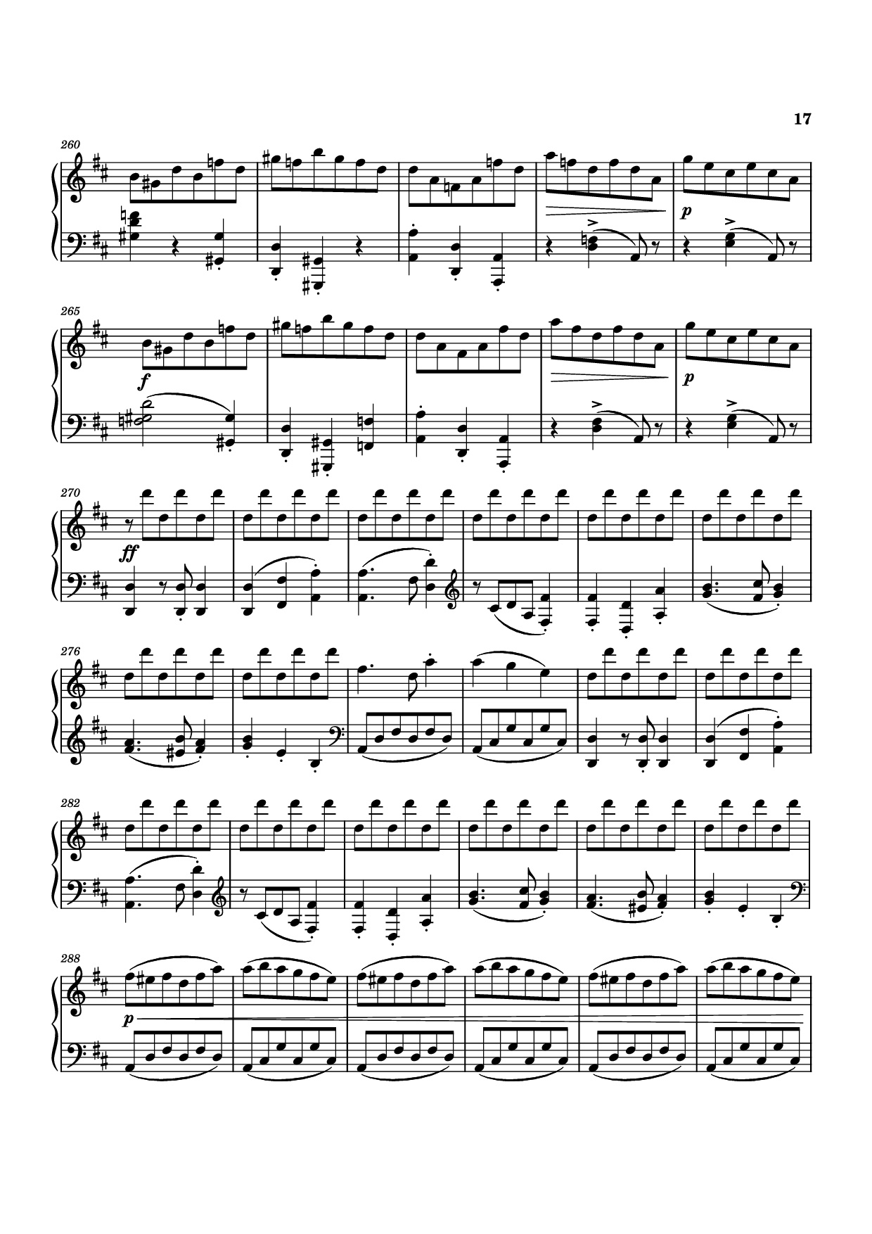 Trang 17 của Sheet nhạc PDF Piano bài hát Piano Sonata No. 12 in D minor - Michael Nicht