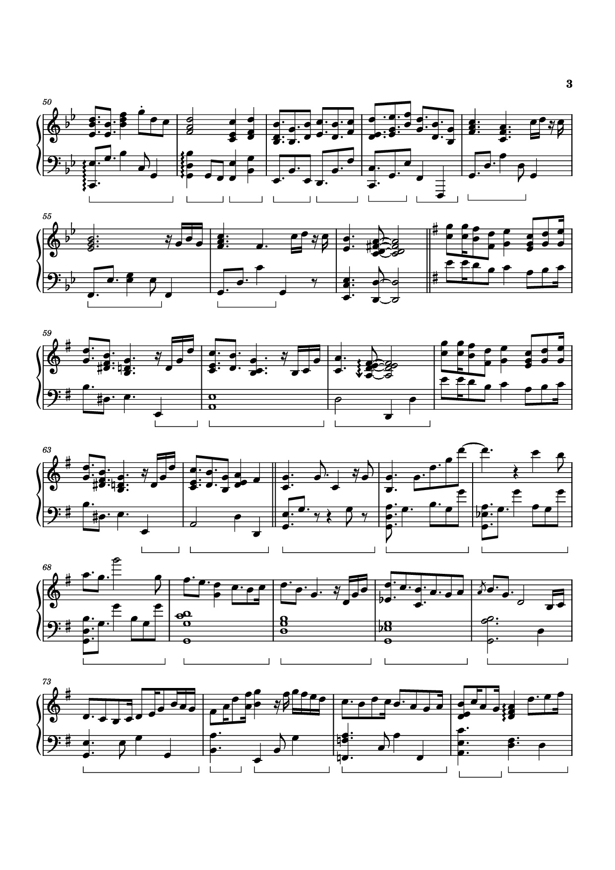Trang 3 của Sheet nhạc PDF Piano bài hát Dandelion Hill Piano - Izumi Hirotaka