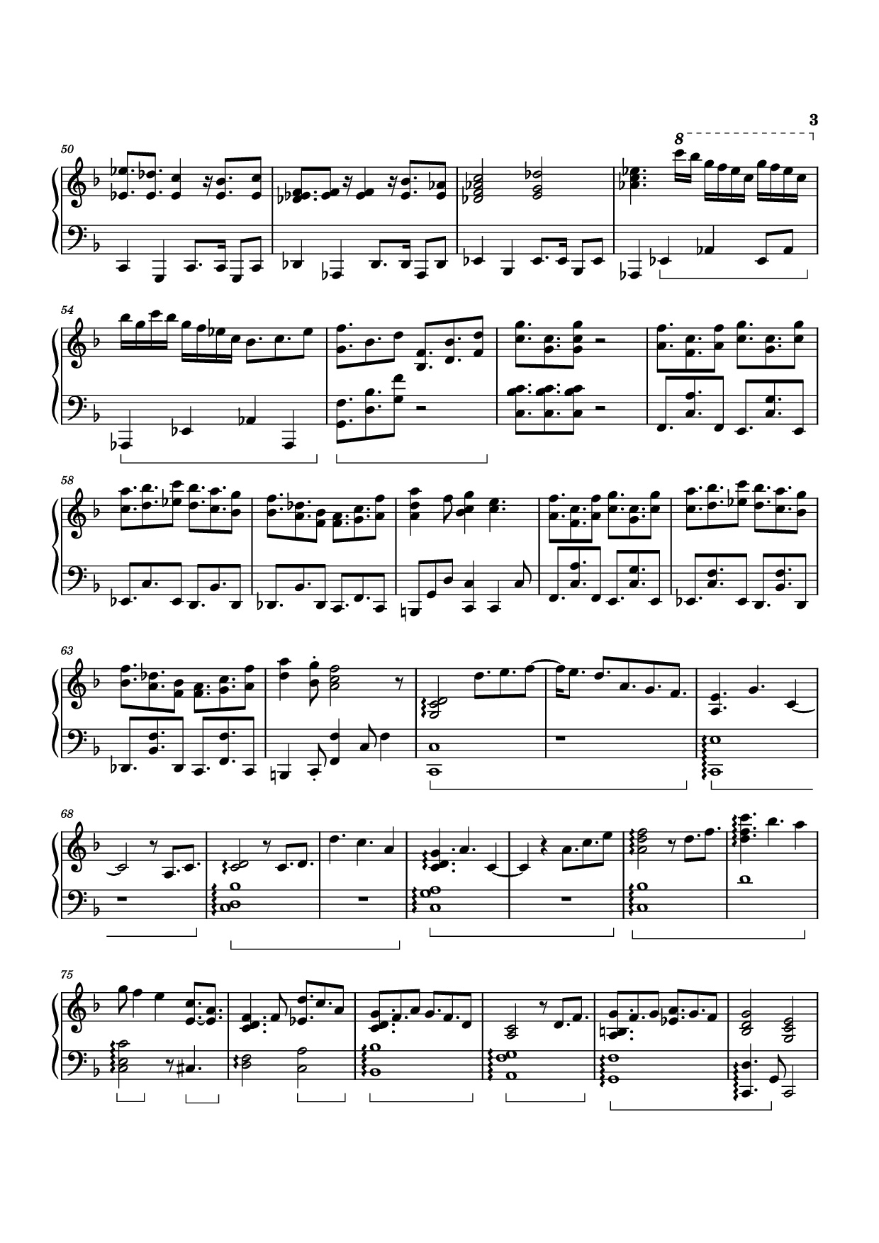 Trang 3 của Sheet nhạc PDF Piano bài hát El Mirage Piano - Izumi Hirotaka