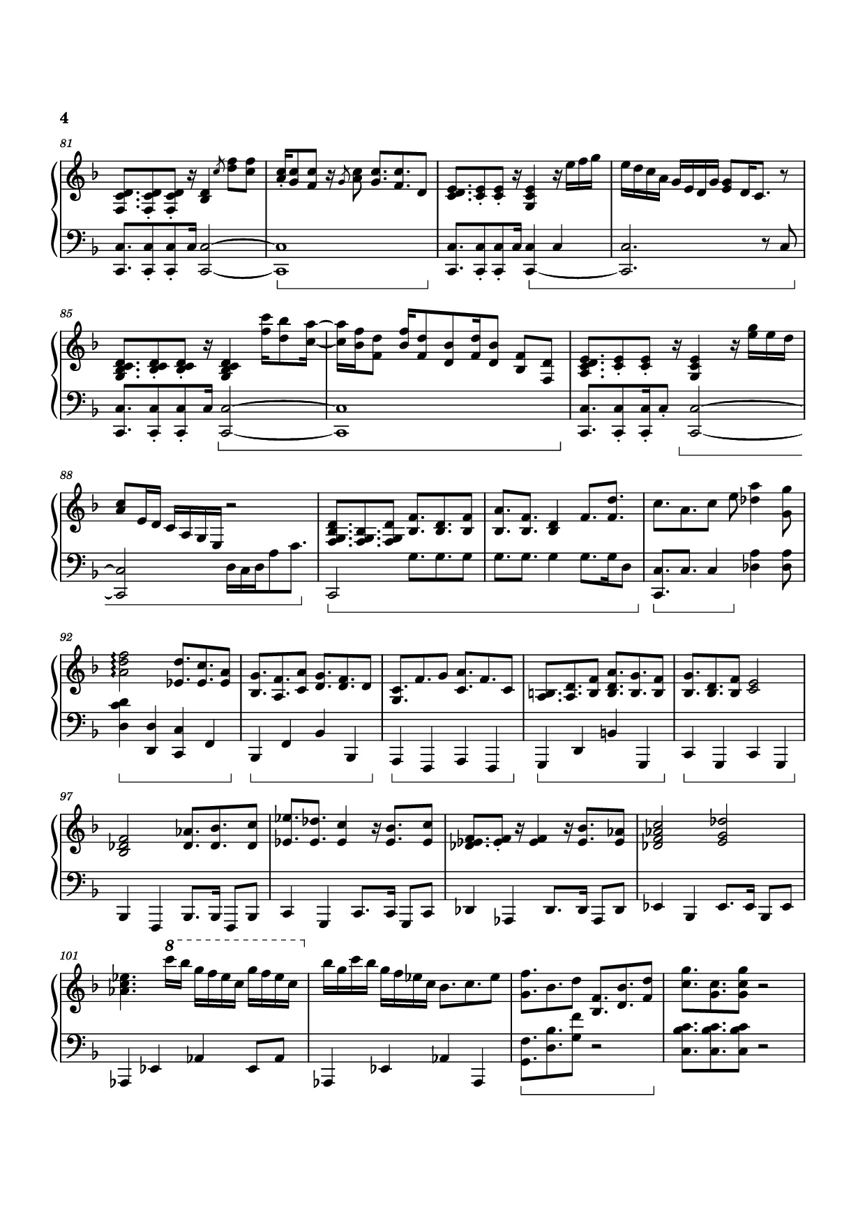 Trang 4 của Sheet nhạc PDF Piano bài hát El Mirage Piano - Izumi Hirotaka