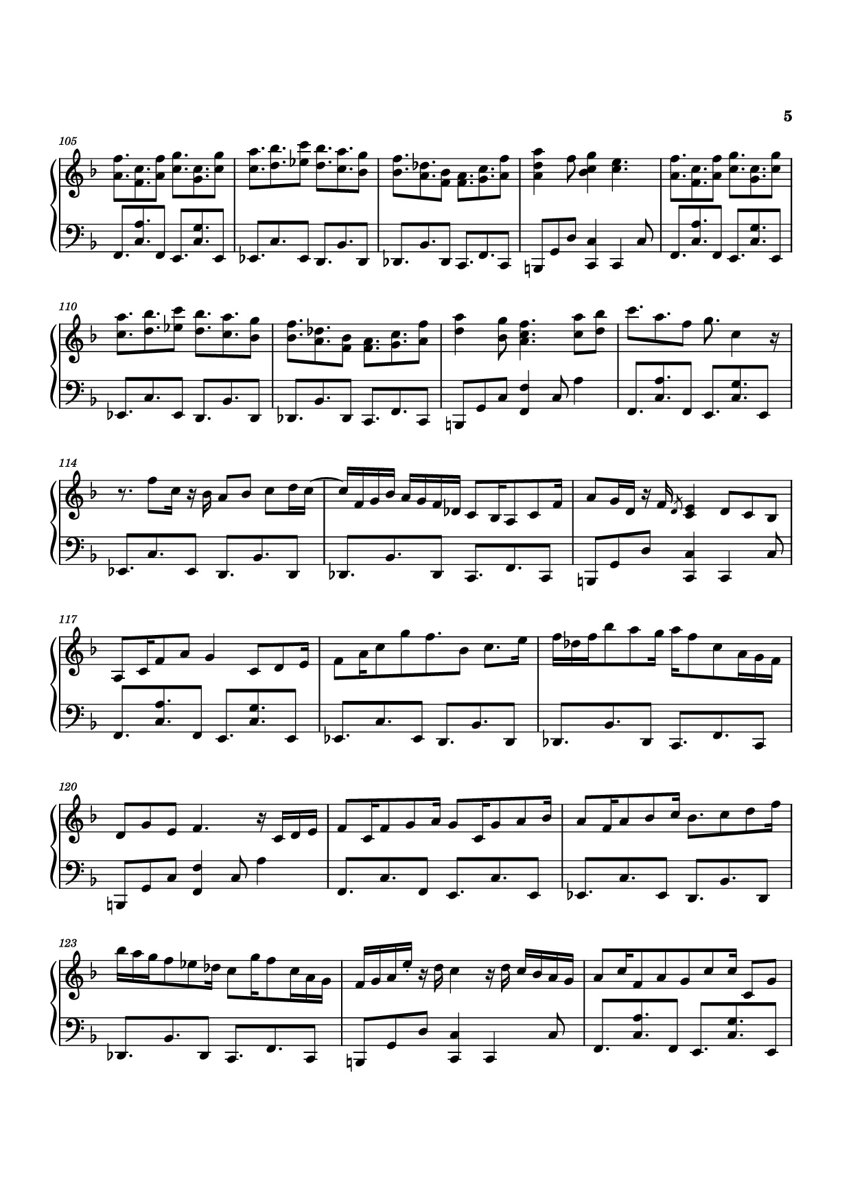 Trang 5 của Sheet nhạc PDF Piano bài hát El Mirage Piano - Izumi Hirotaka
