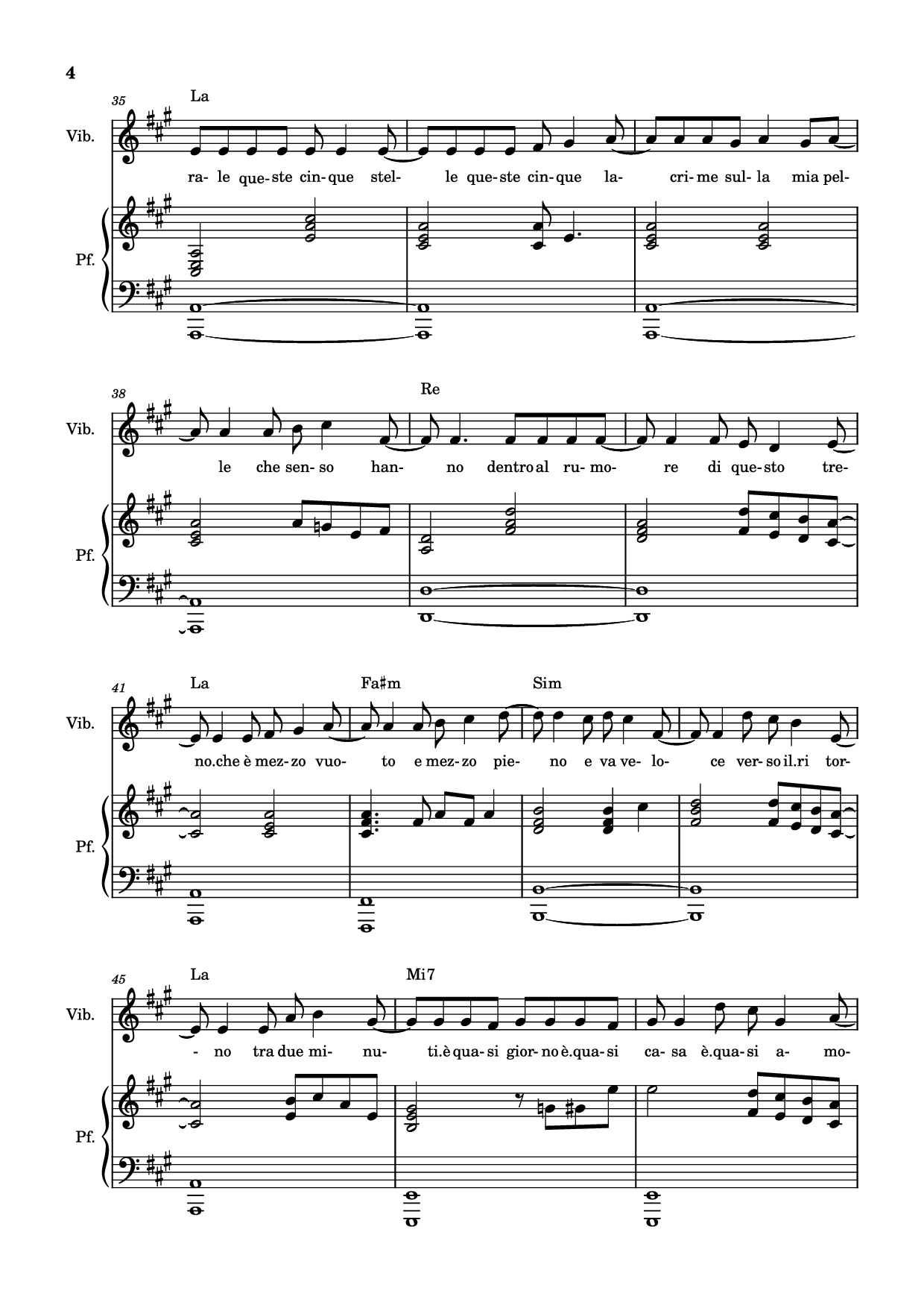 Trang 4 của Sheet nhạc PDF Piano bài hát Generale Piano - Compositore / arrangiatore