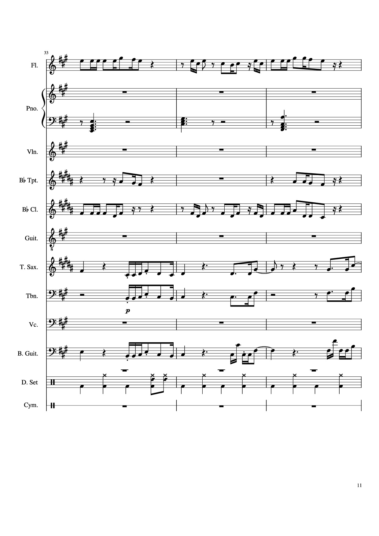Trang 11 của Sheet nhạc PDF Piano bài hát Dynamite Piano - Arranged by AmyDoopy