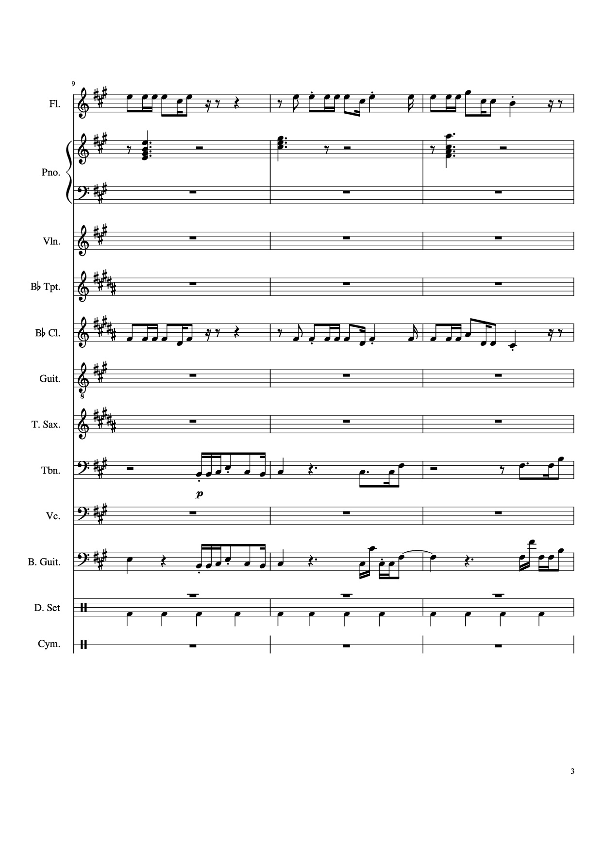 Trang 3 của Sheet nhạc PDF Piano bài hát Dynamite Piano - Arranged by AmyDoopy