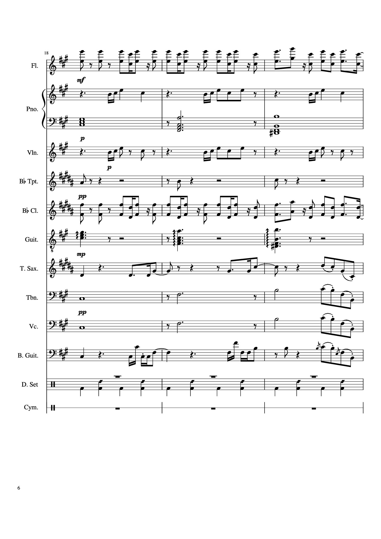 Trang 6 của Sheet nhạc PDF Piano bài hát Dynamite Piano - Arranged by AmyDoopy