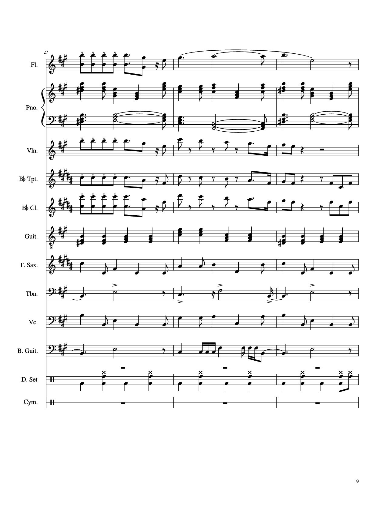 Trang 9 của Sheet nhạc PDF Piano bài hát Dynamite Piano - Arranged by AmyDoopy