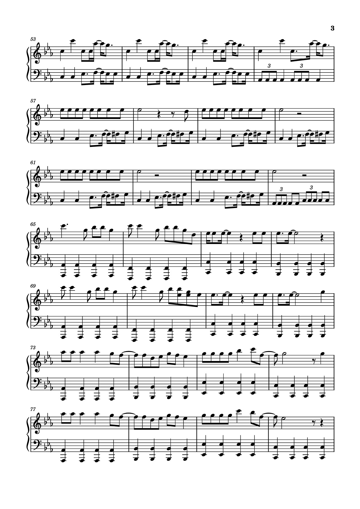 Trang 3 của Sheet nhạc PDF Piano bài hát Judas Piano - Lady Gaga