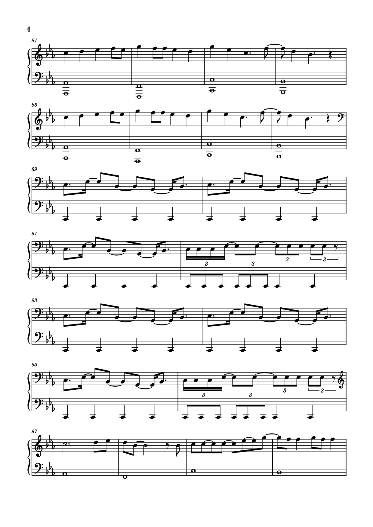 Trang 4 của Sheet nhạc PDF Piano bài hát Judas Piano - Lady Gaga