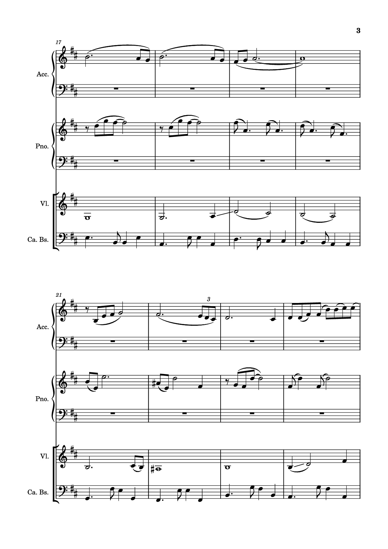 Trang 3 của Sheet nhạc PDF Piano bài hát Milonga del ángel Piano - A. Piazolla