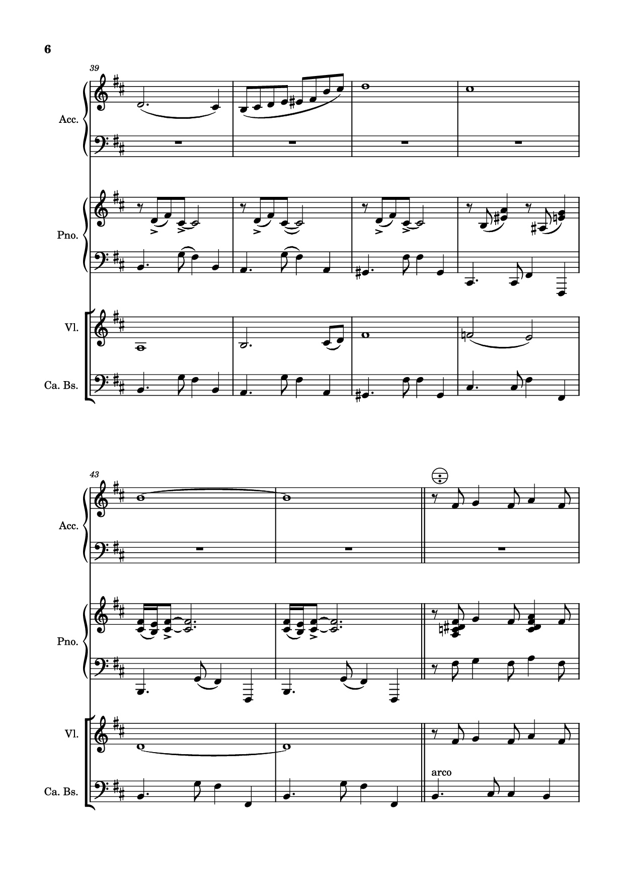 Trang 6 của Sheet nhạc PDF Piano bài hát Milonga del ángel Piano - A. Piazolla