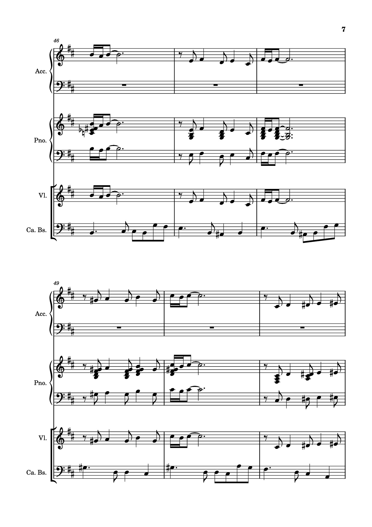 Trang 7 của Sheet nhạc PDF Piano bài hát Milonga del ángel Piano - A. Piazolla