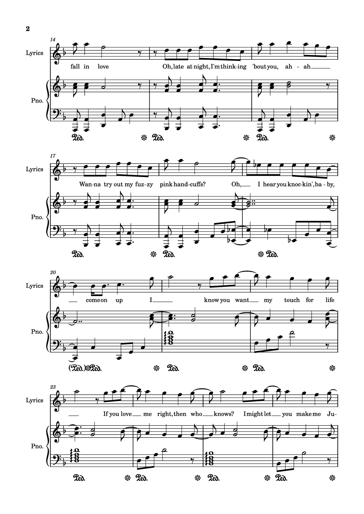 Trang 2 của Sheet nhạc PDF Piano bài hát Juno Piano - Always_piano