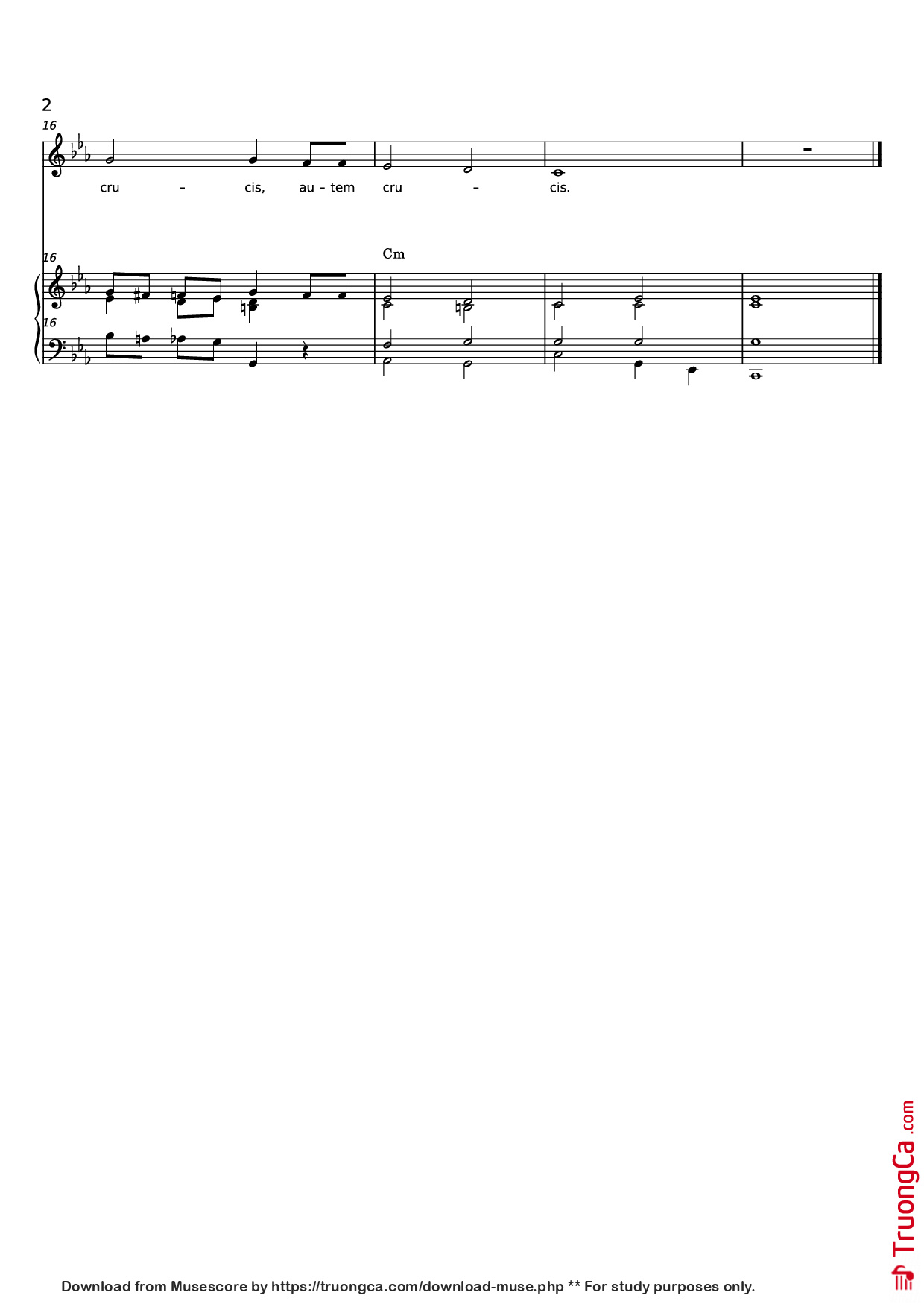 Trang 2 của Sheet nhạc PDF Piano bài hát RISTUS FACTUS EST Piano - Vicente GÓMEZ-ZARZUELA