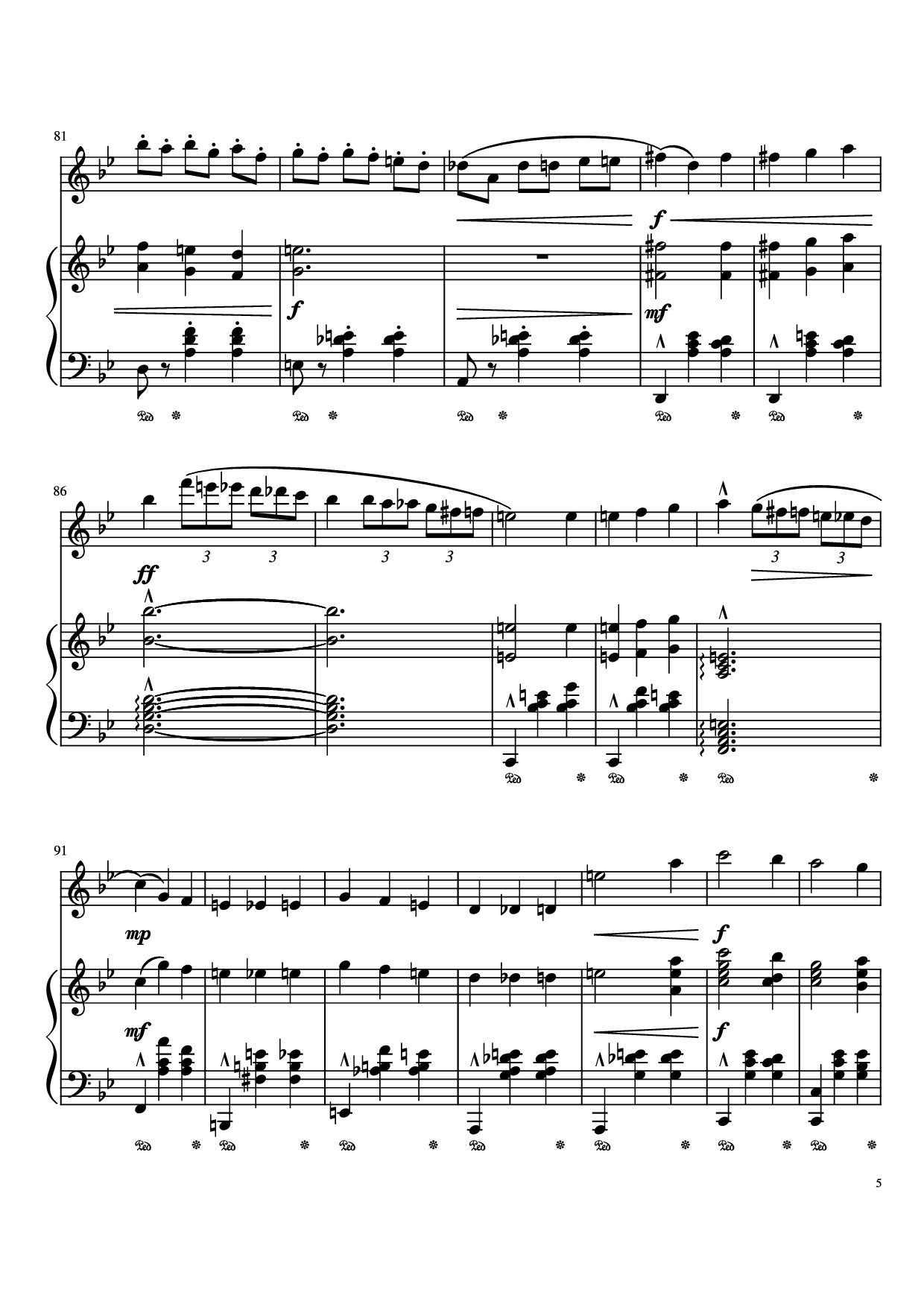Trang 5 của Sheet nhạc PDF Piano bài hát Merry Go Round Of Life Piano - Undefined