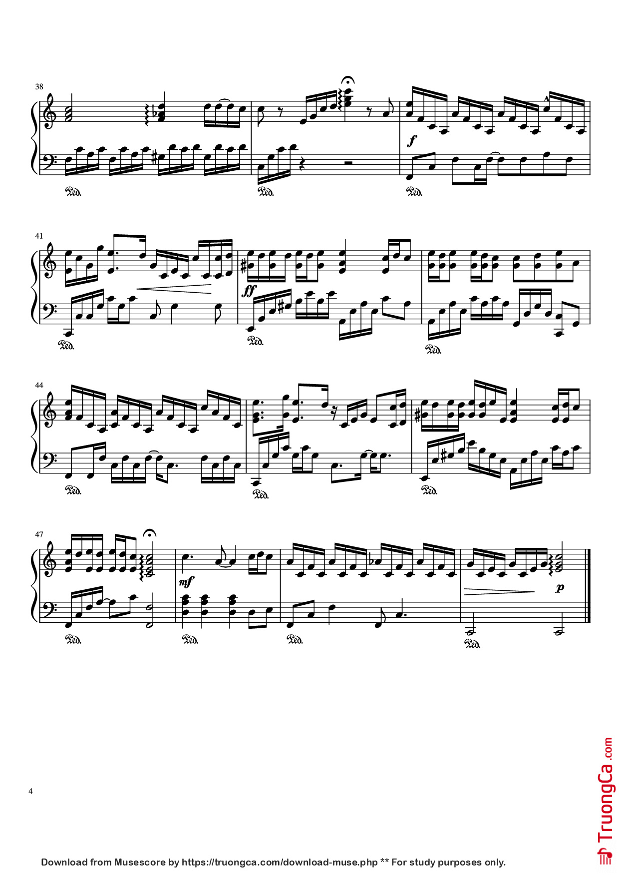 Trang 4 của Sheet nhạc PDF Piano bài hát If You - BigBang Piano - G-Dragon Arr. By Ana Romo
