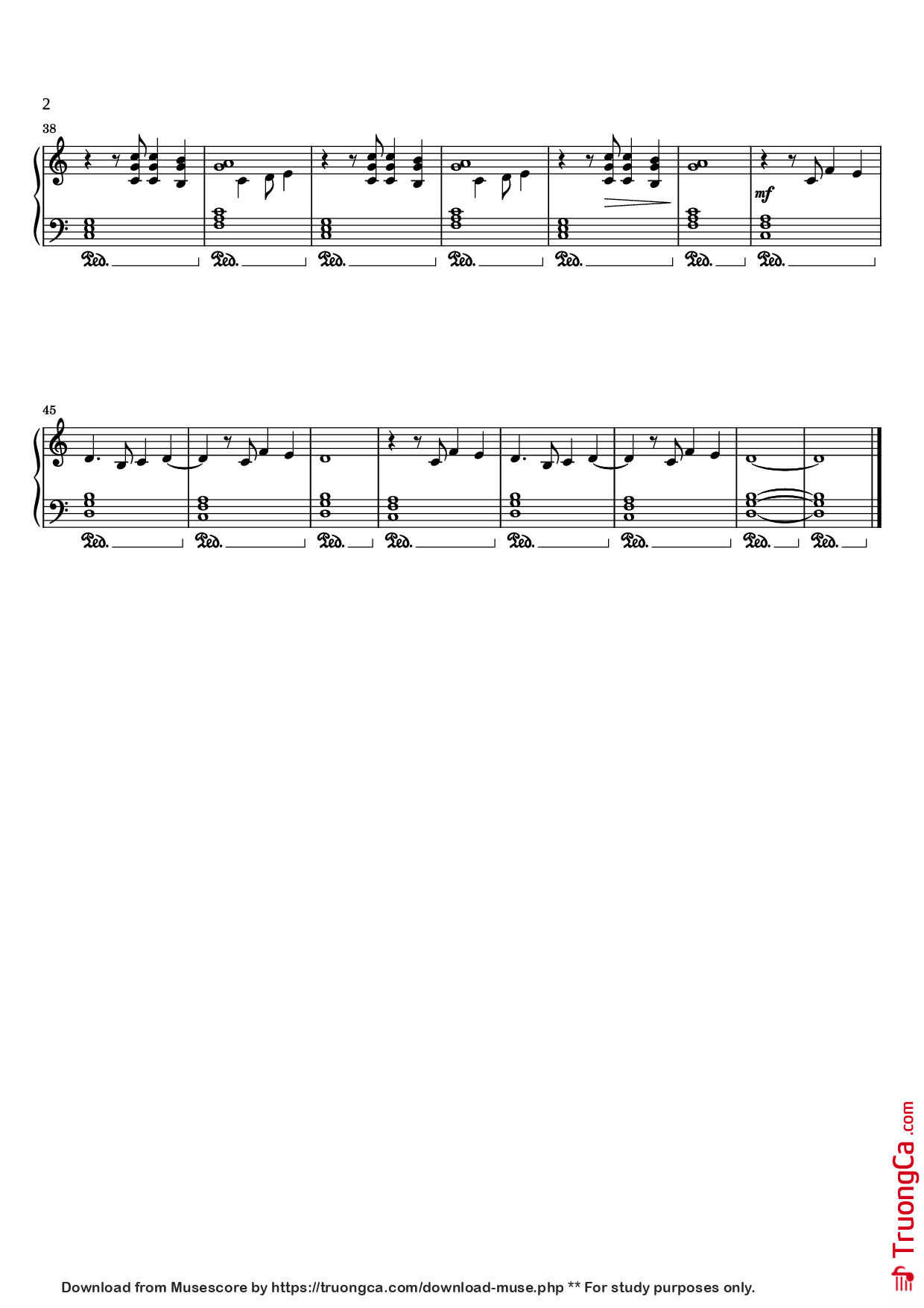 Trang 2 của Sheet nhạc PDF Piano bài hát About Time Theme Piano - Nick Laird-Clowes