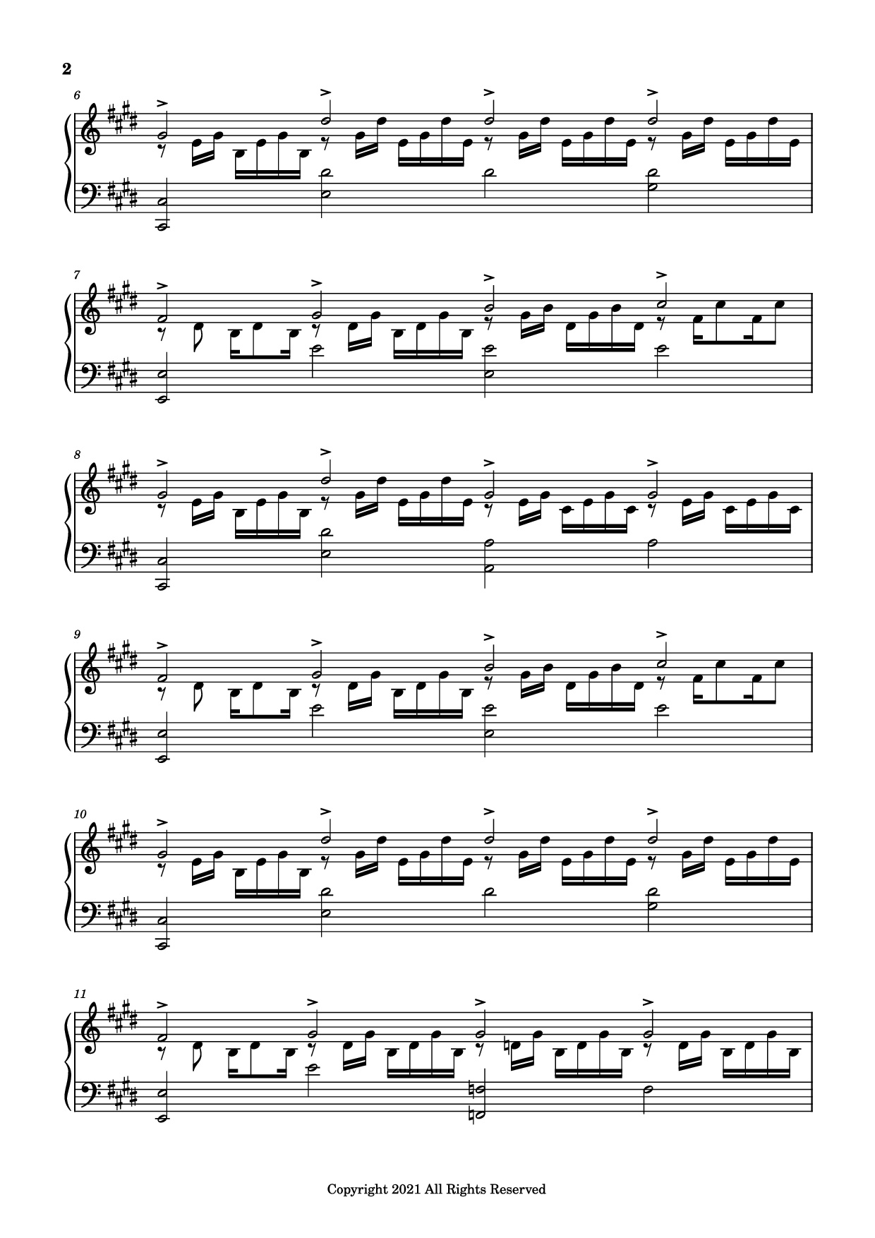 Trang 2 của Sheet nhạc PDF Piano bài hát good days Piano - Sza - transcribed by yash salvi