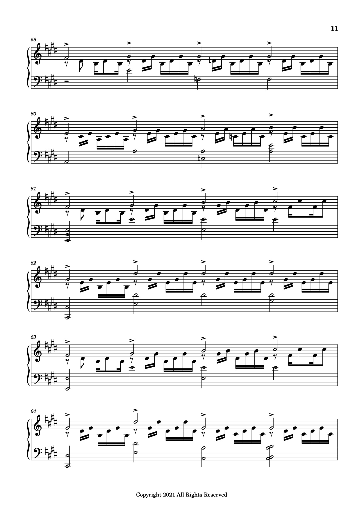 Trang 11 của Sheet nhạc PDF Piano bài hát good days Piano - Sza - transcribed by yash salvi