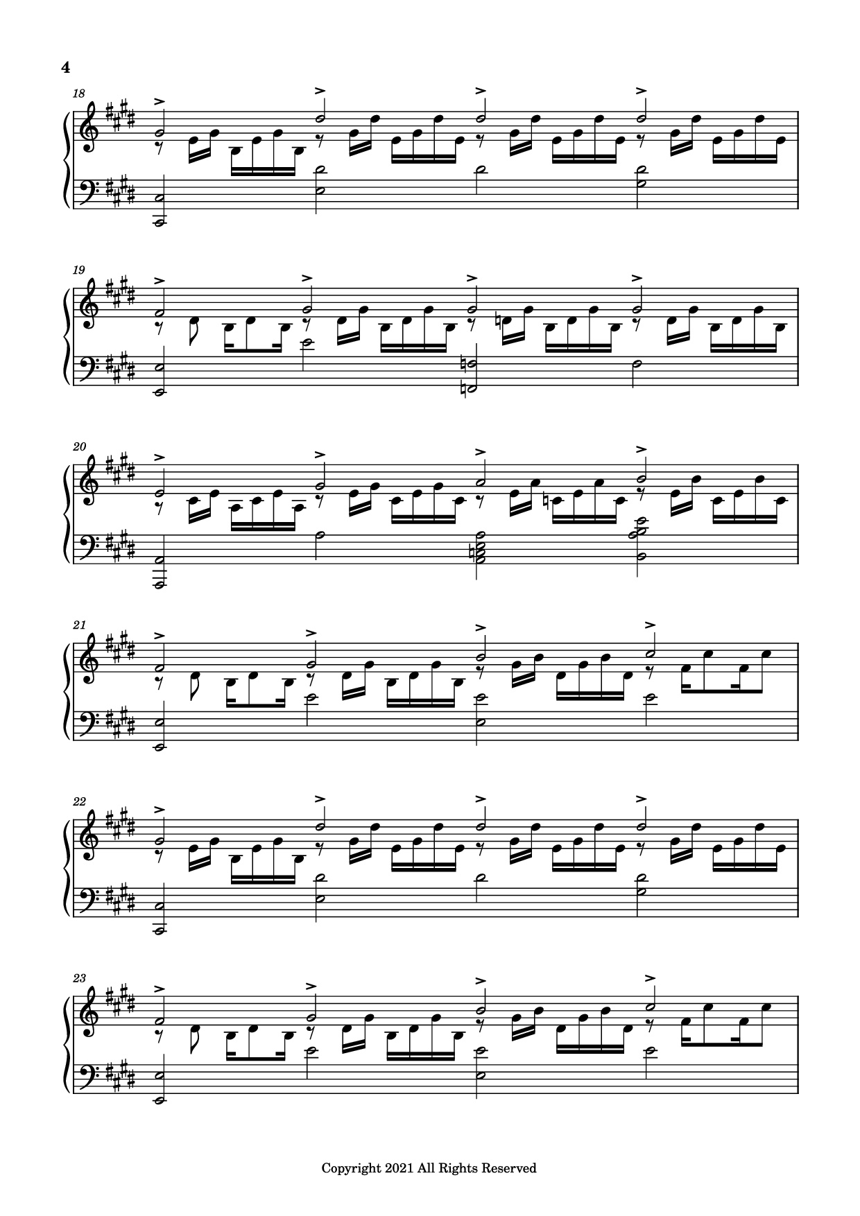 Trang 4 của Sheet nhạc PDF Piano bài hát good days Piano - Sza - transcribed by yash salvi