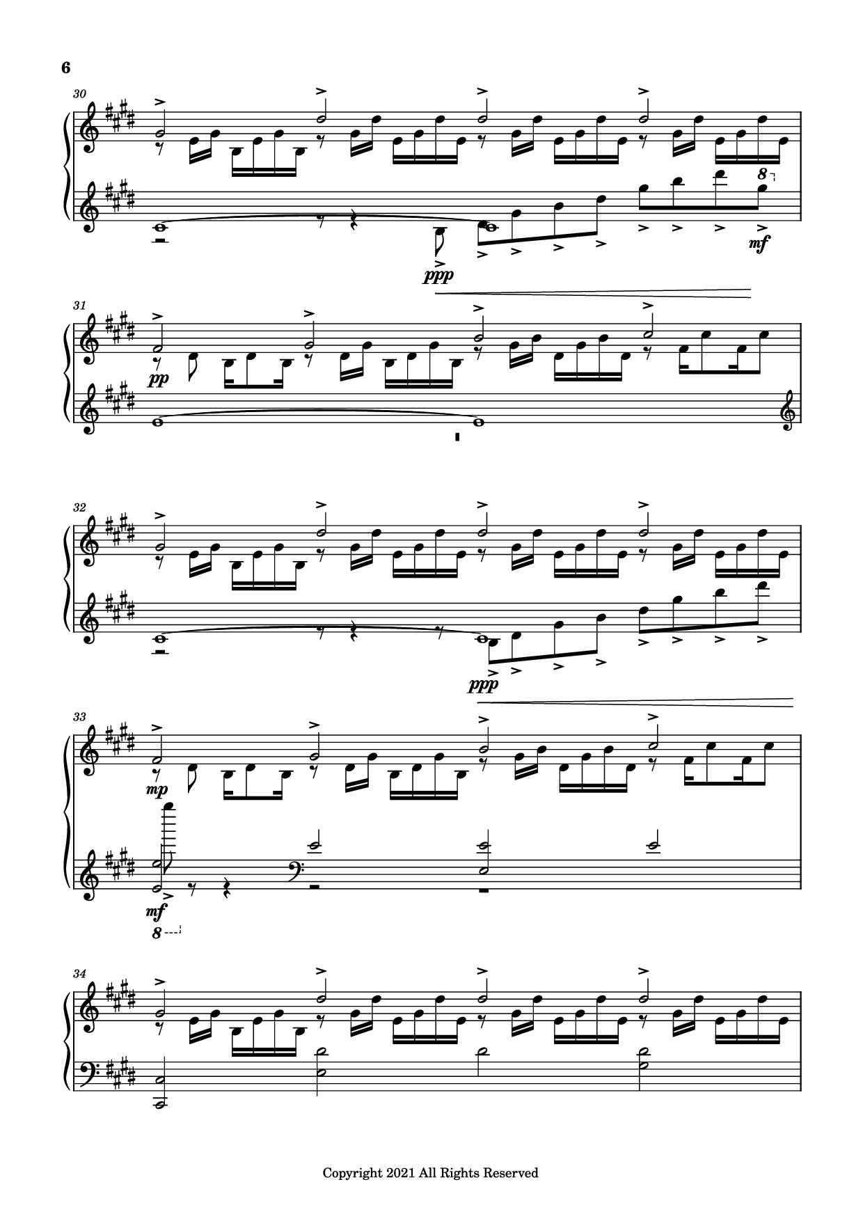 Trang 6 của Sheet nhạc PDF Piano bài hát good days Piano - Sza - transcribed by yash salvi