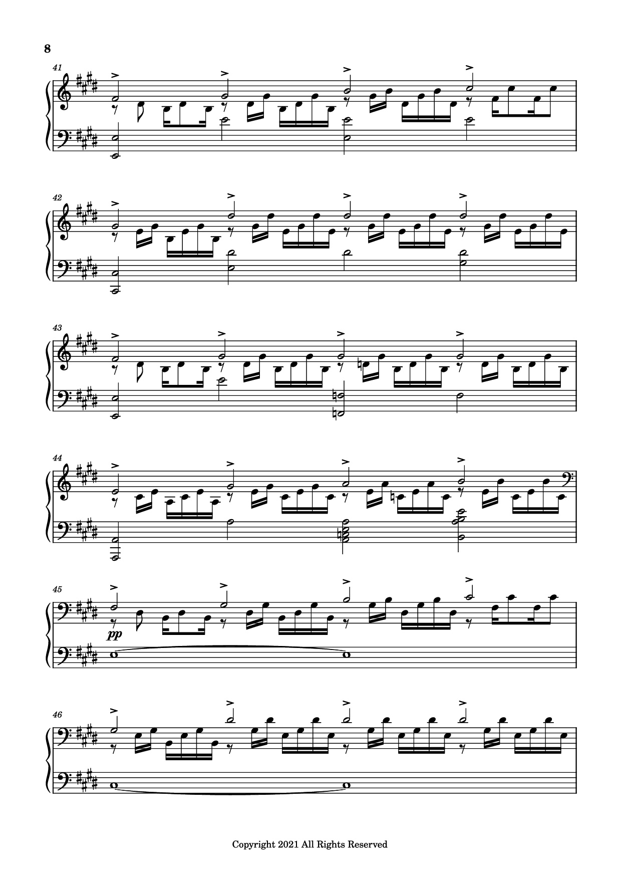 Trang 8 của Sheet nhạc PDF Piano bài hát good days Piano - Sza - transcribed by yash salvi