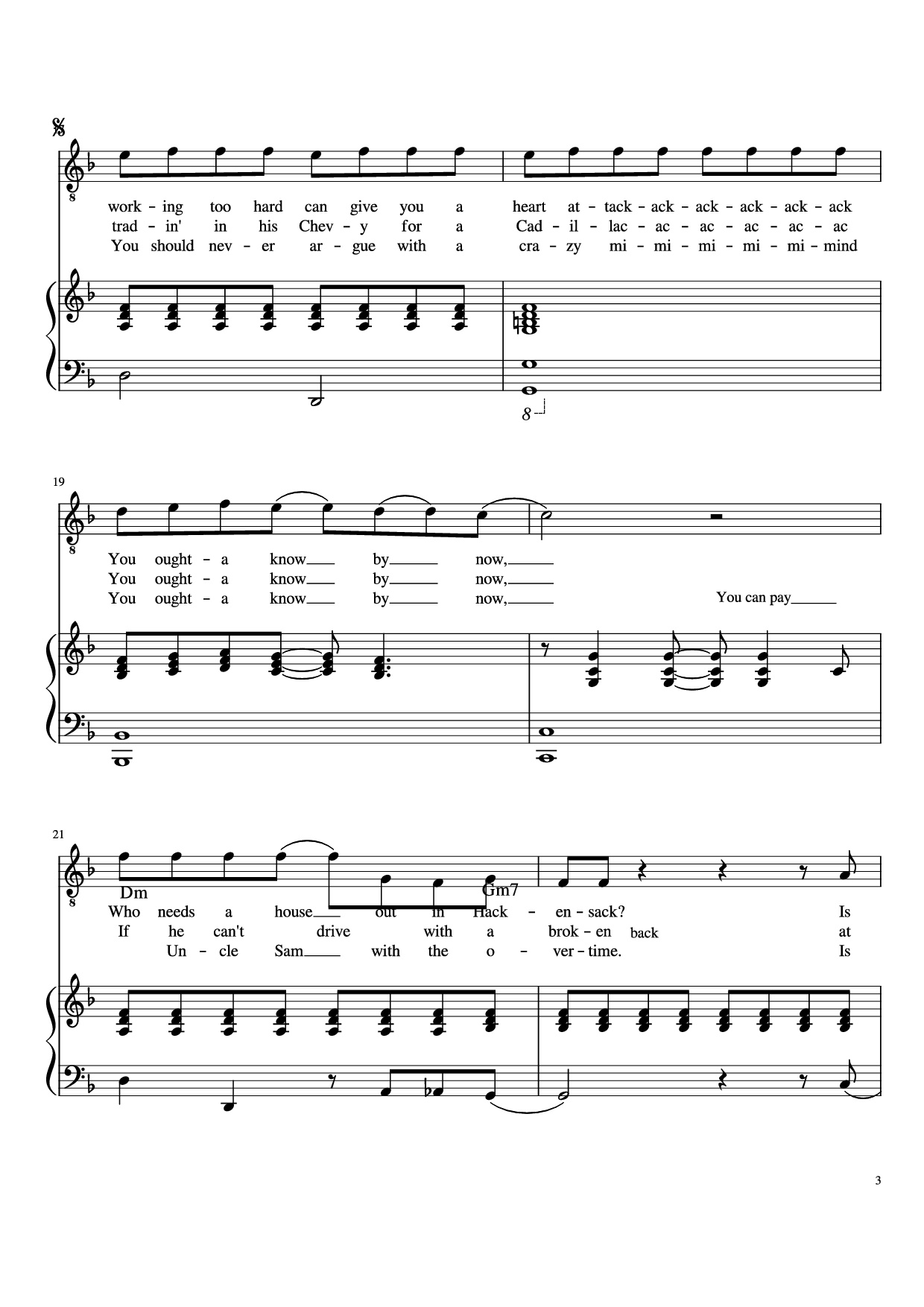 Trang 3 của Sheet nhạc PDF Piano bài hát Movin