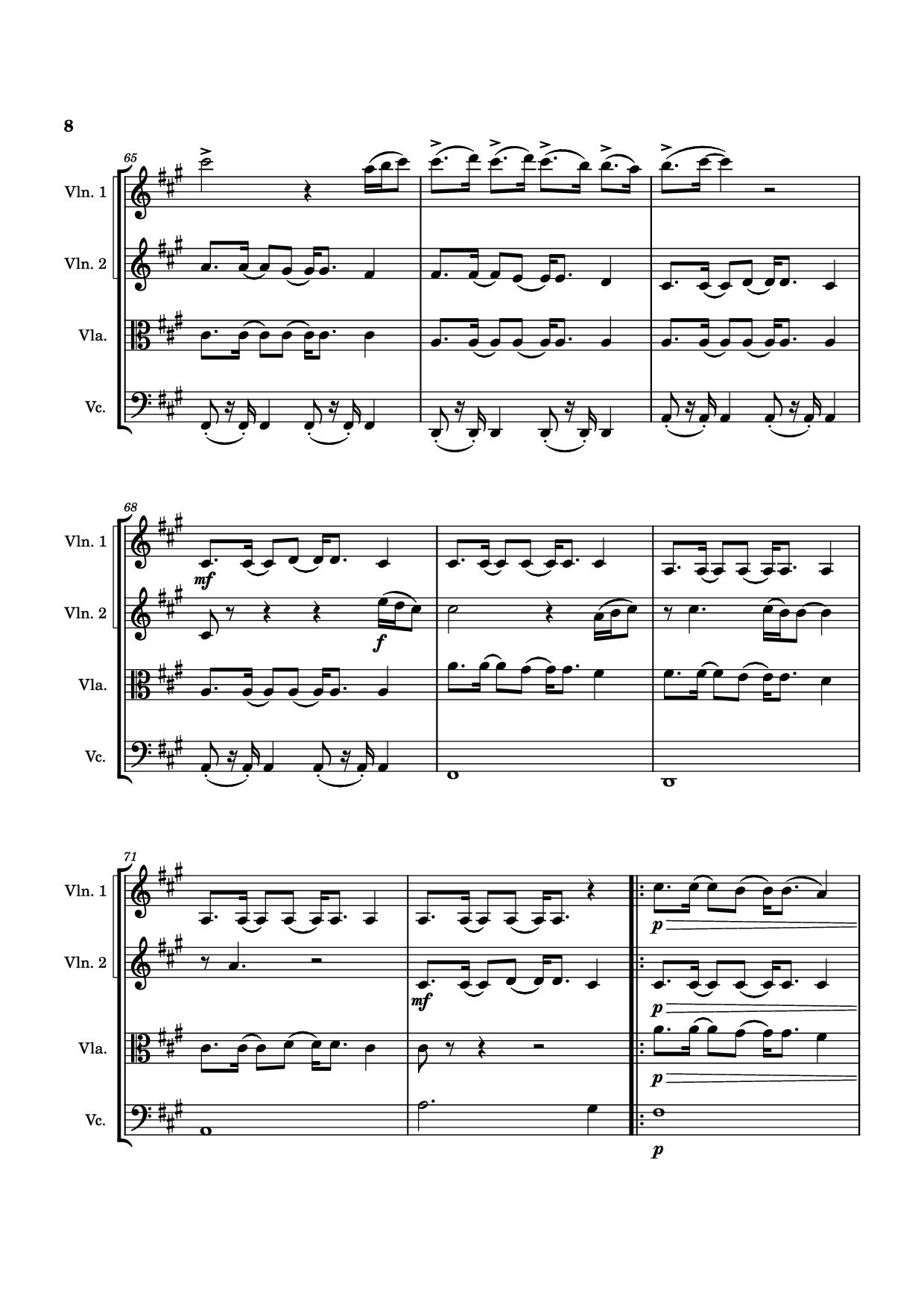 Trang 8 của Sheet nhạc PDF bài hát What About Us Violin - Pink