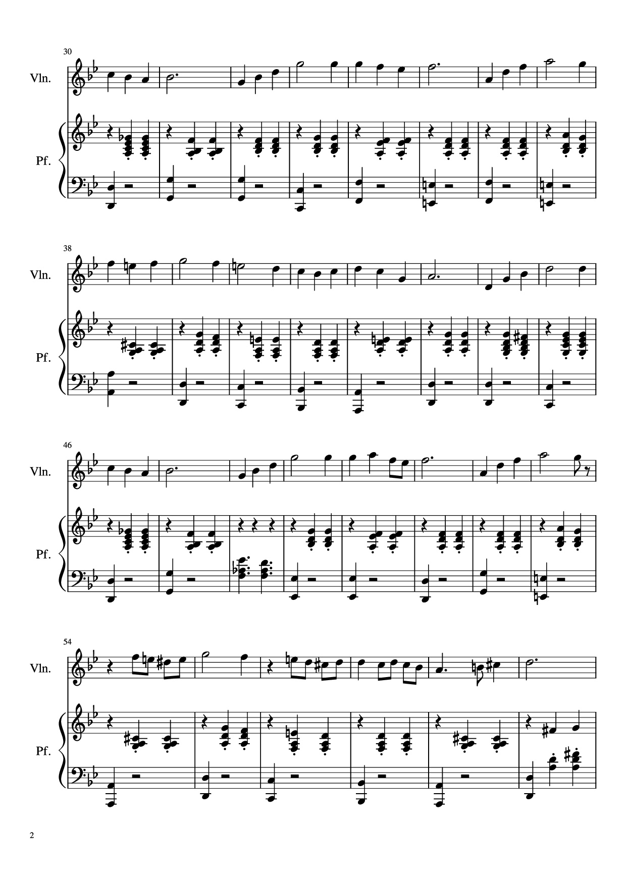 Trang 2 của Sheet nhạc PDF Piano bài hát Howl
