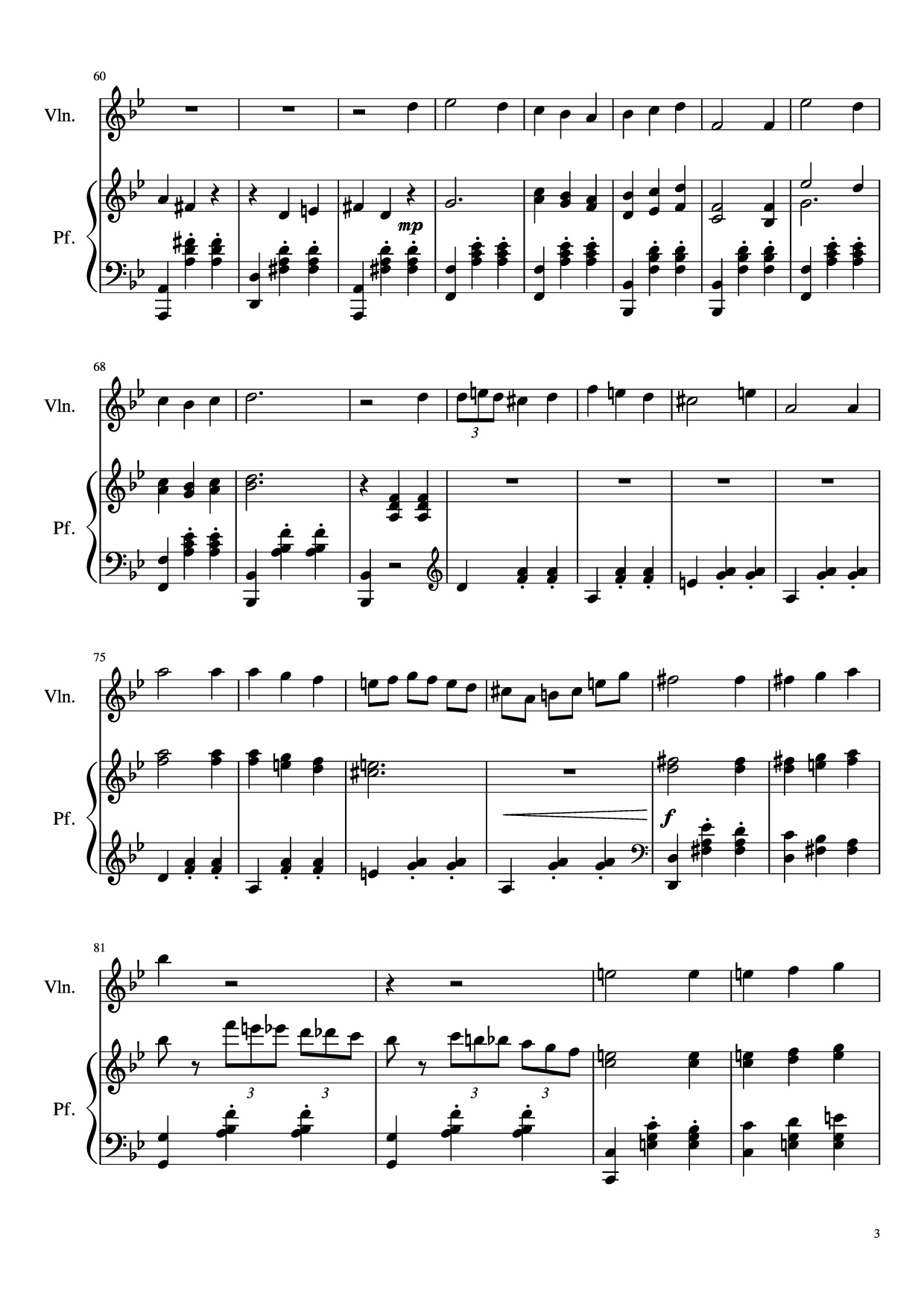 Trang 3 của Sheet nhạc PDF Piano bài hát Howl