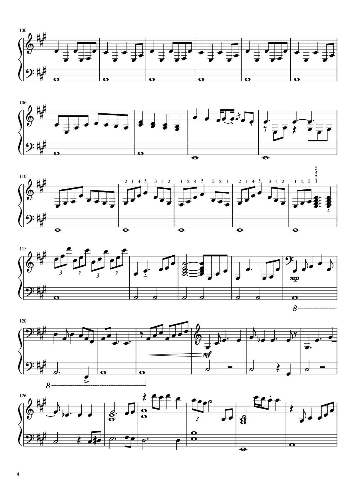Trang 4 của Sheet nhạc PDF Piano bài hát Chiquitita Piano - ABBA
