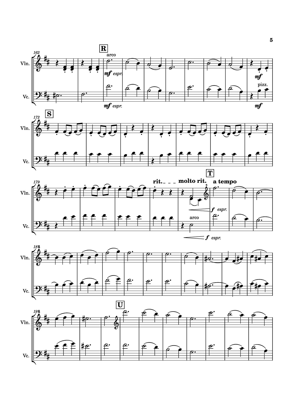 Trang 5 của Sheet nhạc PDF bài hát Waltz No. 2 Violin - Dmitri Shostakovich