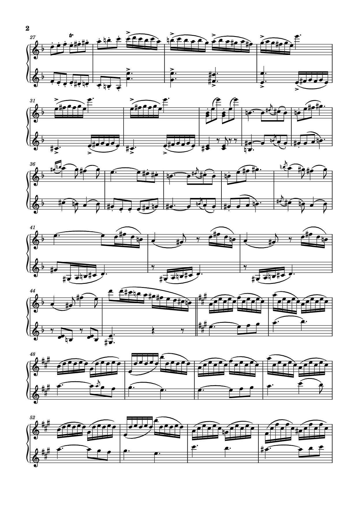 Trang 2 của Sheet nhạc PDF Piano bài hát Duo en Ré Majeur Piano - Bériot