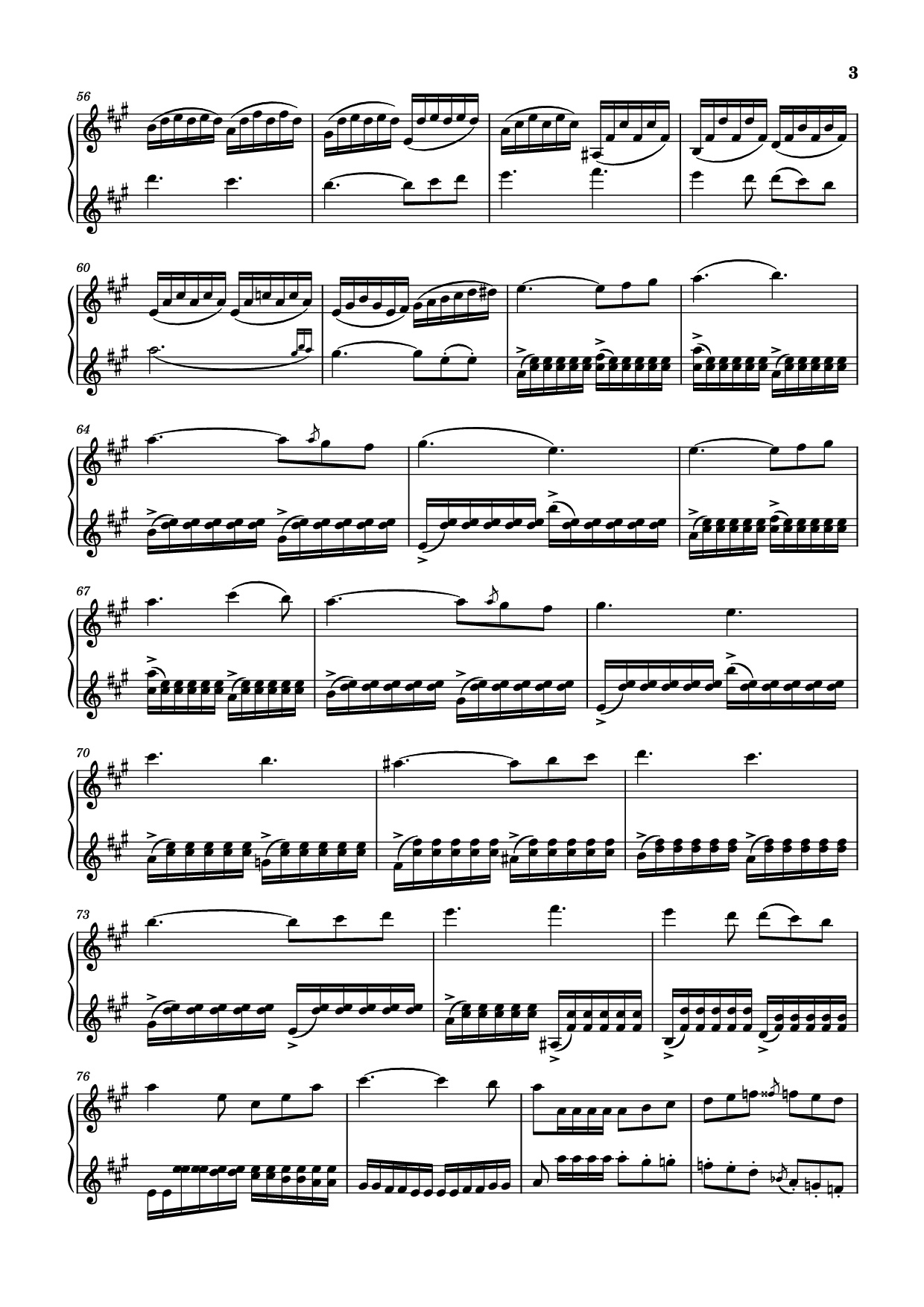 Trang 3 của Sheet nhạc PDF Piano bài hát Duo en Ré Majeur Piano - Bériot