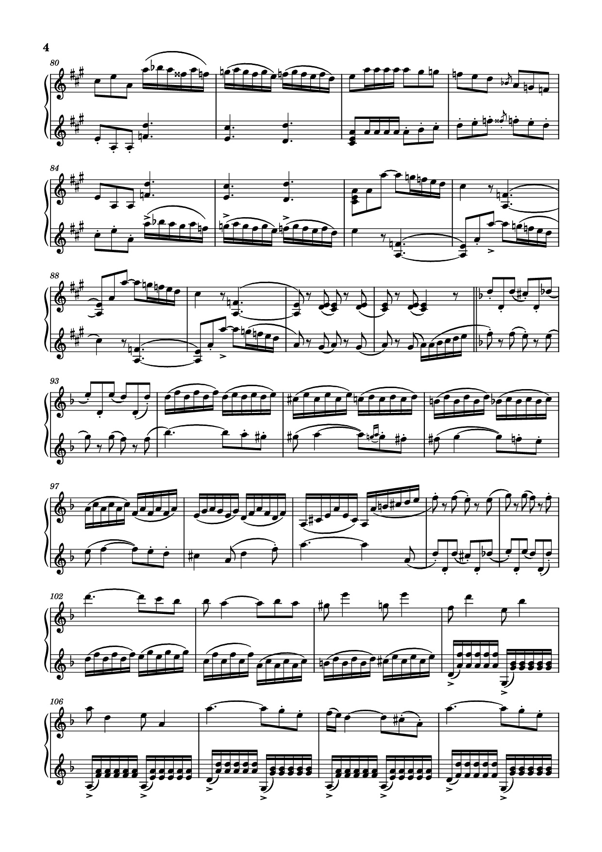 Trang 4 của Sheet nhạc PDF Piano bài hát Duo en Ré Majeur Piano - Bériot