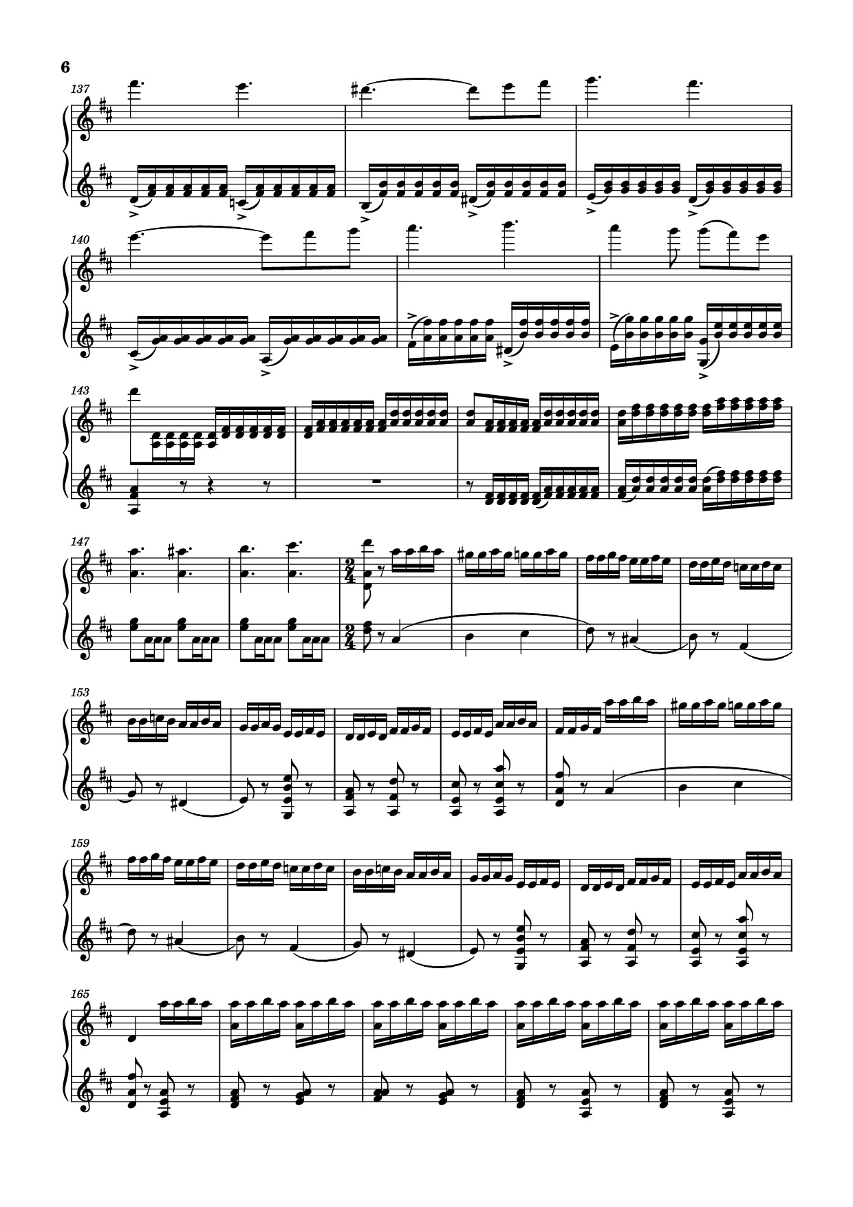 Trang 6 của Sheet nhạc PDF Piano bài hát Duo en Ré Majeur Piano - Bériot
