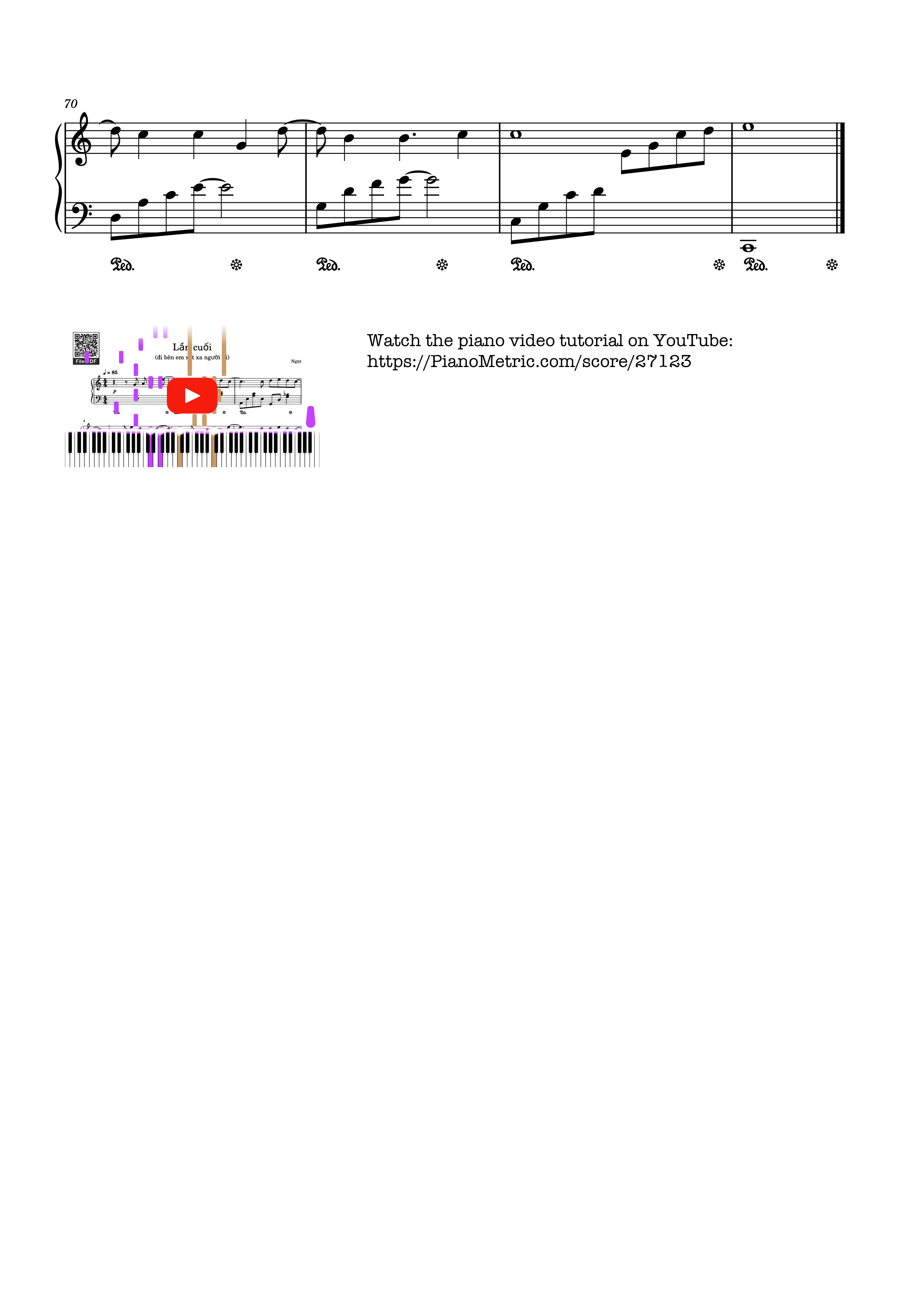Trang 5 của Sheet nhạc PDF Piano bài hát Lần cuối Piano - Ngọt
