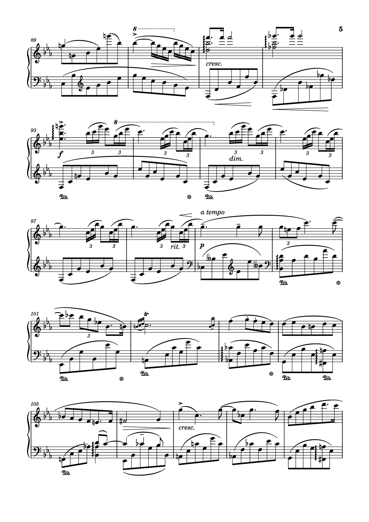 Trang 5 của Sheet nhạc PDF Piano bài hát Nocturne (Diana) Opus 24 No. 1 - Sergei Eduardovich Bortkiewicz