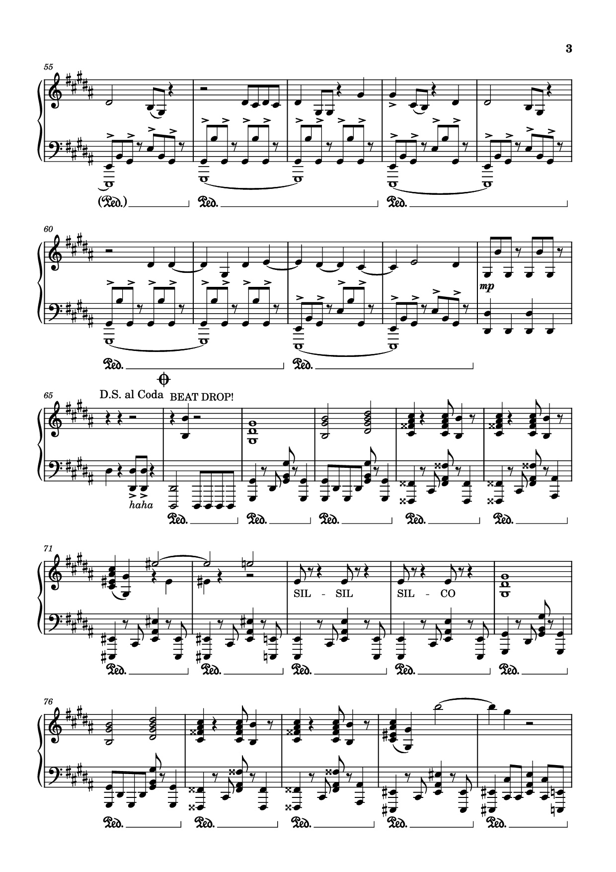 Trang 3 của Sheet nhạc PDF Piano bài hát Sucker Piano - Marcus King