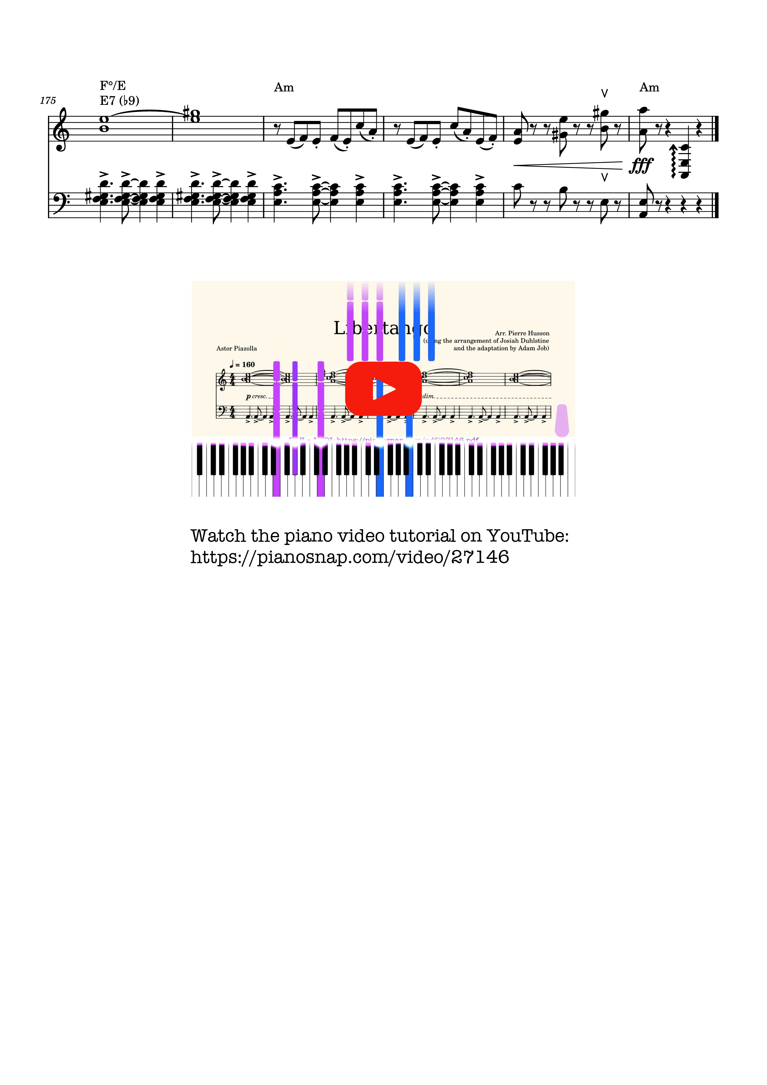 Trang 8 của Sheet nhạc PDF Piano bài hát Libertango Piano - Astor Piazolla