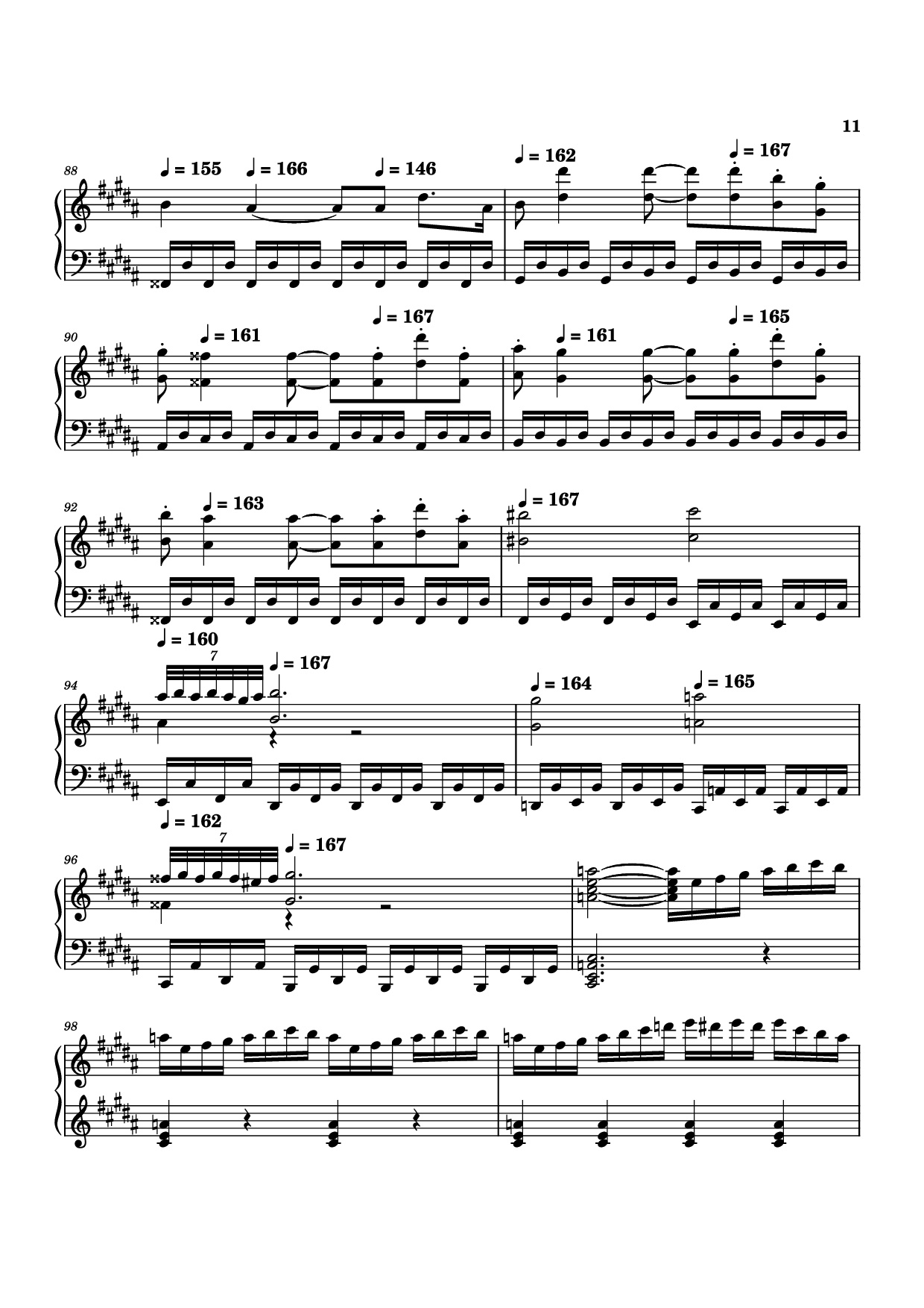 Trang 11 của Sheet nhạc PDF bài hát Moonlight Sonata 3rd Movement Piano - Kudoshinichit